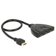 HDMI суич Delock HDMI към 3 x HDMI на супер цени