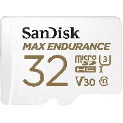 Карта памет 32GB microSDHC SanDisk Max Endurance + SD адаптер на супер цени