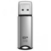 Флаш памет 32GB Silicon Power Marvel M02, сребрист на супер цени