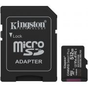 Карта памет  512GB microSD Kingston Canvas Select Plus и SD адаптер, черен на супер цени
