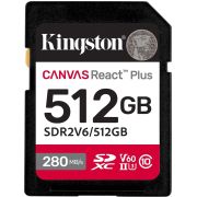 Карта памет 512GB SDXC Kingston Canvas React Plus, черен на супер цени