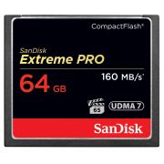 Карта памет 64GB CF SanDisk Extreme PRO, черен на супер цени