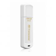 Флаш памет 64GB Transcend JetFlash 730, бял на супер цени