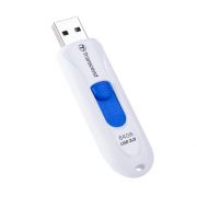 Флаш памет 64GB Transcend JetFlash 790, бял/син на супер цени