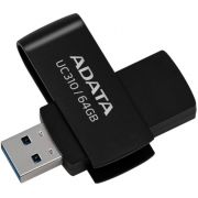Флаш памет 64GB ADATA UC310, черен на супер цени