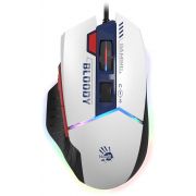 Геймърска мишка A4TECH Bloody W95 Max Sports, бял/черен на супер цени