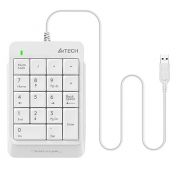 Цифрова клавиатура A4TECH FK13P, бял на супер цени