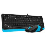 Комплект A4TECH Fstyler F1010, черен/син на супер цени
