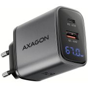 Зарядно устройство AXAGON ACU-PQ67D 67W, черен на супер цени