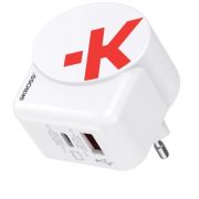 Зарядно устройство SKROSS Euro AC65PD, USB-A, USB-C на супер цени
