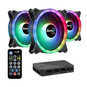 Вентилатор AeroCool Duo 12 Pro, черен на супер цени