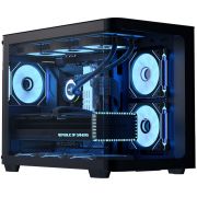 Компютърна кутия AeroCool P300C-G v1, черен на супер цени
