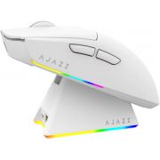 Безжична геймърска мишка Ajazz AJ139 V2 MC, бял на супер цени
