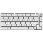 Геймърска клавиатура Ajazz AK820, бял на супер цени