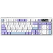 Безжична геймърска клавиатура Ajazz AK980 V2, бял на супер цени