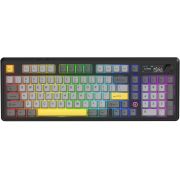 Безжична геймърска клавиатура Ajazz AK980 V2, сив на супер цени