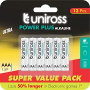 Алкални батерии Uniross VP 1.5V на супер цени