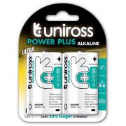 Комплект алкални батерии Uniross Power Plus 1.5V на супер цени