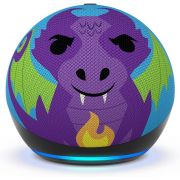 Озвучителна система за деца Amazon Echo Dot 5 Dragon, лилав на супер цени