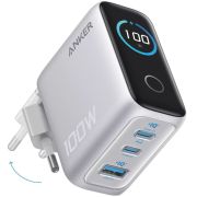 Зарядно устройство Anker 100W, сребрист на супер цени