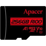 Карта памет 256GB microSDXC Apacer R100 и SD адаптер, черен на супер цени