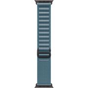 Каишка Apple Alpine Loop за Apple Watch 49 мм, S, Light Blue/Black Titanium Finish на супер цени