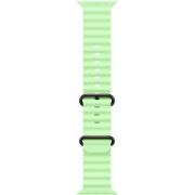 Каишка Apple Ocean Band за Apple Watch 49 мм, Neon Green/Black Titanium Finish на супер цени