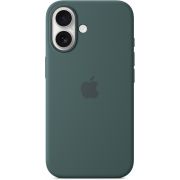 Гръб Apple Silicone MagSafe за Apple iPhone 16, Lake Green на супер цени