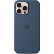 Гръб Apple Silicone MagSafe за Apple iPhone 16 Pro Max, Denim на супер цени