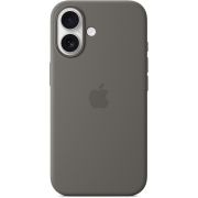 Гръб Apple Silicone MagSafe за Apple iPhone 16, Stone Gray на супер цени