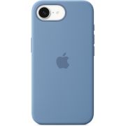 Гръб Apple Silicone за Apple iPhone 16e, Winter Blue на супер цени