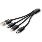Кабел ASSMANN USB към micro USB/Type-C/Lightning на супер цени