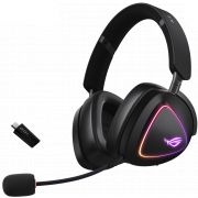 Безжични слушалки ASUS ROG Delta II, черен на супер цени