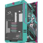 Компютърна кутия ASUS ROG Strix Helios II Hatsune Miku Edition, зелен/розов на супер цени