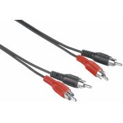 Аудио кабел Hama 2x RCA към 2x RCA на супер цени