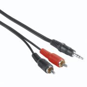 Кабел Hama 3.5 мм жак към 2 x RCA на супер цени