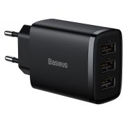 Зарядно устройство Baseus Compact CCXJ020101 17W, черен на супер цени