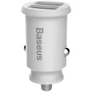 Зарядно устройство Baseus Grain Dual 15.5W, бял на супер цени