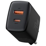 Зарядно устройство Baseus Compact Quick Charger 20W, черен на супер цени