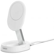 Безжично зарядно Belkin BoostCharge Pro 15W, бял на супер цени