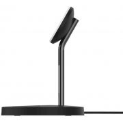 Безжично зарядно устройство Belkin 2-in-1 Wireless Charger Stand with MagSafe 15W, черен на супер цени