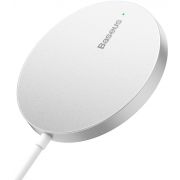 Безжично зарядно устройство Baseus Simple Mini 3 15W, сребрист на супер цени