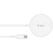 Безжично зарядно ttec AirCharger M+, бял на супер цени