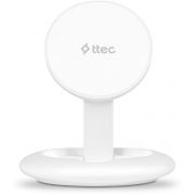Безжично зарядно ttec AirCharger Up M, бял на супер цени