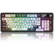 Безжична геймърска клавиатуа Redragon Artemis Pro K719GF-RGB-PRO, черен/бял на супер цени