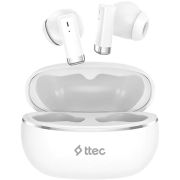 Безжични слушалки ttec AirBeat Joy, бял на супер цени