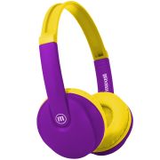 Безжични слушалки Maxell KIDZ HP-BT350, лилав/жълт на супер цени