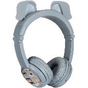 Безжични детски слушалки BuddyPhones PlayEars+, сив на супер цени