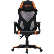 Геймърски стол Canyon Flow MCH01 Mesh, черен/оранжев на супер цени