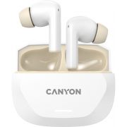 Безжични слушалки Canyon HEXAGON 7, бял/бежов на супер цени